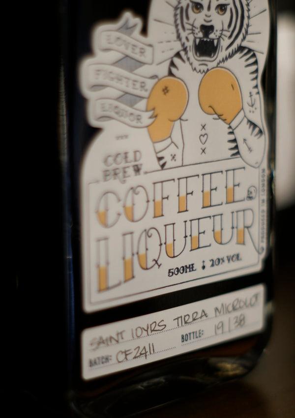 Saint Espresso x Lover Fighter Cold Brew Coffee Liquor- Available at Roastery HQ