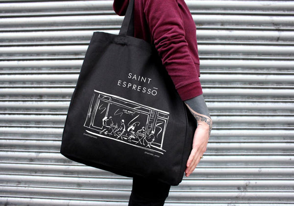 Saint Espresso x Harinder_Artist  Tote Bag